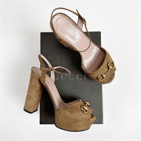 gucci heels ebay|Gucci claudie heels.